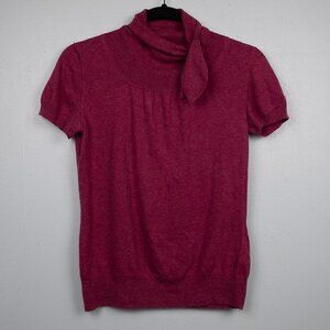Banana Republic fuchsia angora cashmere blend sweater-S